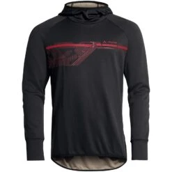 Vaude Qimsa Hoody Men - Black -Vaude vaude mens qimsa hoody black 2 1010550