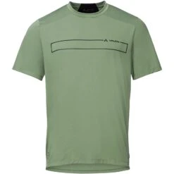 Vaude Men's Qimsa Logo Shirt - Willow Green -Vaude vaude mens qimsa logo shirt willow green 2 1383283