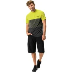 Vaude Qimsa Shirt Men - Bright Green Uni -Vaude vaude mens qimsa shirt bright green uni 1 1380112
