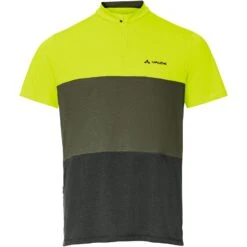 Vaude Qimsa Shirt Men - Bright Green Uni -Vaude vaude mens qimsa shirt bright green uni 2 1380113