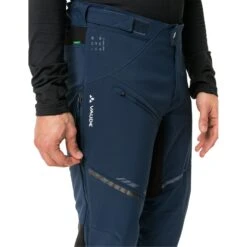 Vaude Men's Virt Softshell Pants II - Dark Sea -Vaude vaude mens virt softshell pants ii dark sea 2 1262820