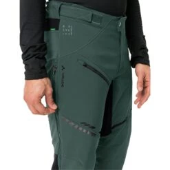 Vaude Men's Virt Softshell Pants II - Dusty Forest -Vaude vaude mens virt softshell pants ii dusty forest 2 1330848
