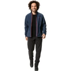 Vaude Men's Wintry Jacket IV - Dark Sea/red -Vaude vaude mens wintry jacket iv dark sea red 3 1262859