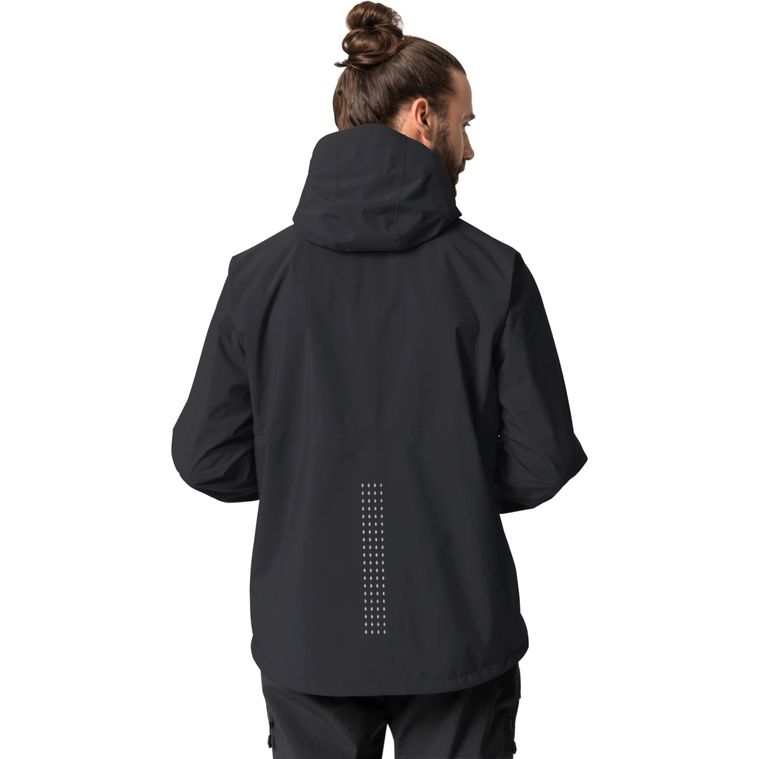 Vaude Men's Yaras 3in1 Jacket - Black/black 4 Vaude Men's Yaras 3in1 Jacket - Black/black - Image 2