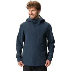 Vaude Yaras Rain Jacket II Men - Dark Sea