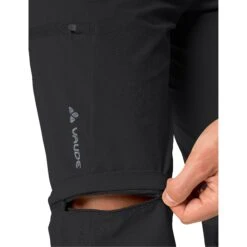 Vaude Men's Yaras Zip-Off Pants - Regular - Black -Vaude vaude mens yaras zip off pants short black 1 1113038