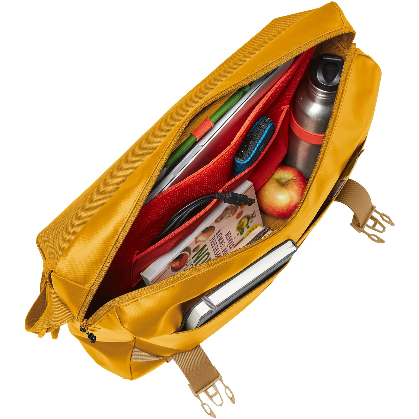 Vaude Mineo Messenger 22 - Burnt Yellow 6 Vaude Mineo Messenger 22 - Burnt Yellow - Image 5