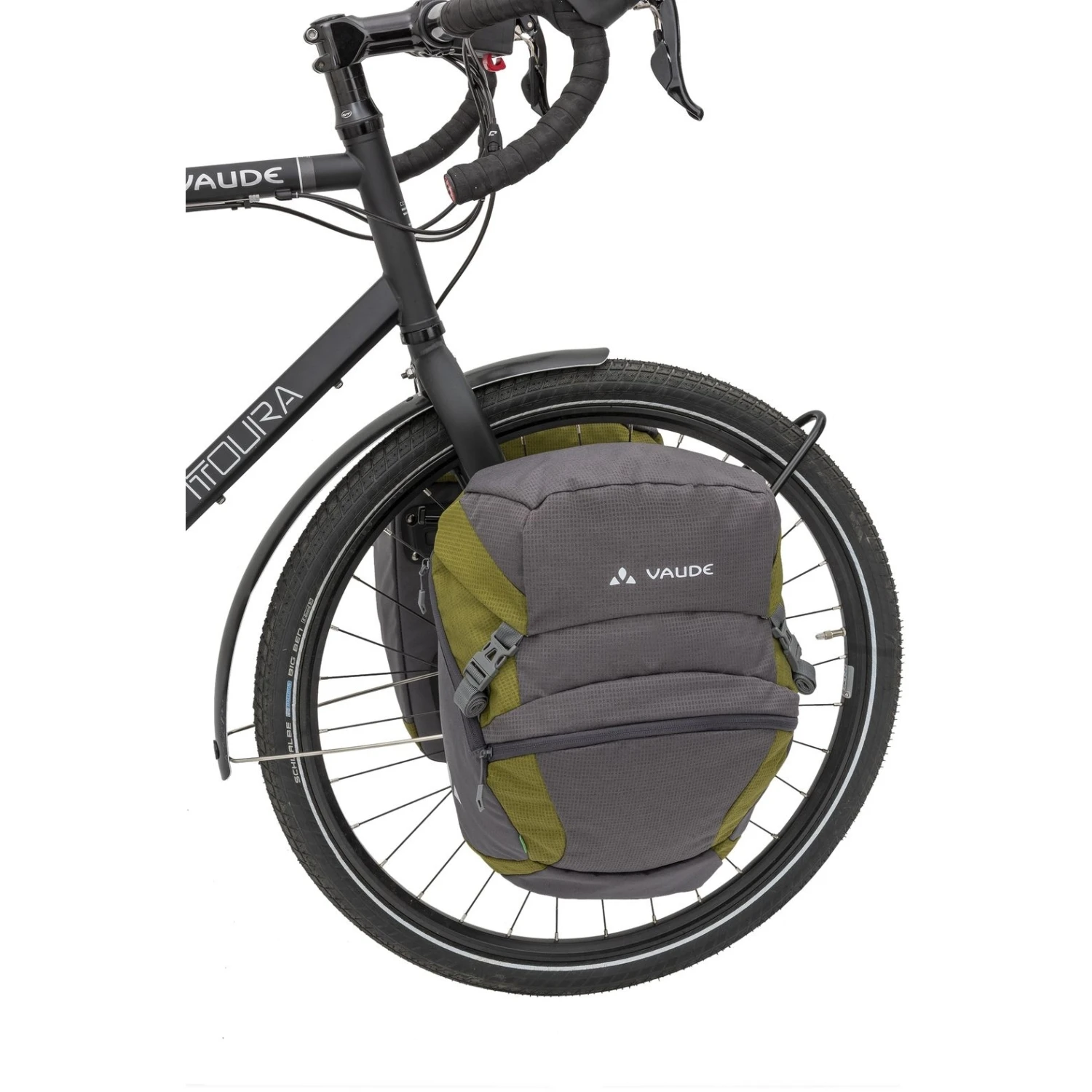 Vaude OnTour Front Bike Pannier (Pair) - 2x16L - Black 7 Vaude OnTour Front Bike Pannier (Pair) - 2x16L - Black - Image 5