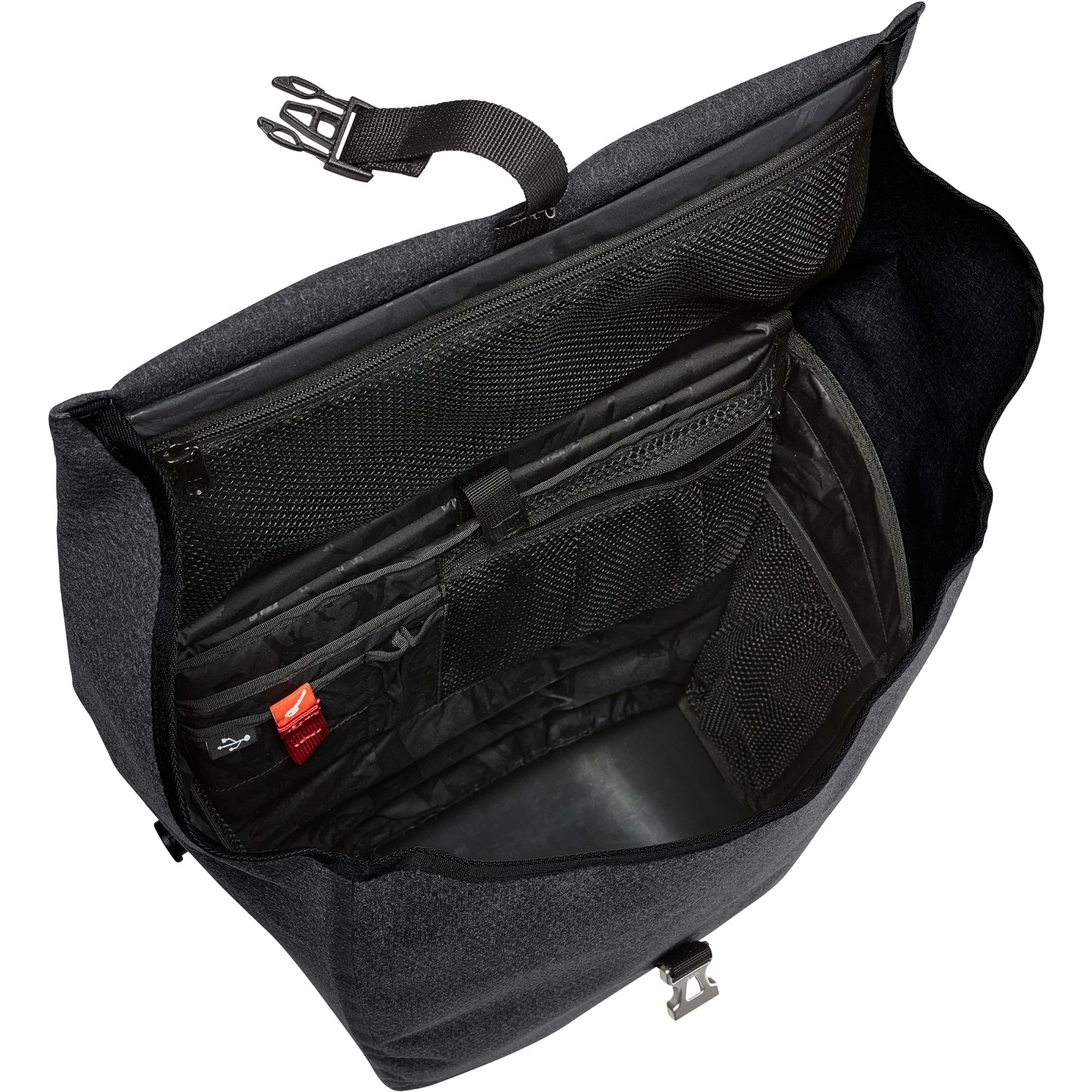Vaude ReCycle Commute Single Bike Pannier Rear - 20L - Black 8 Vaude ReCycle Commute Single Bike Pannier Rear - 20L - Black - Image 6
