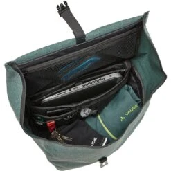 Vaude ReCycle Commute Single Bike Pannier Rear - 20L - Dusty Forest -Vaude vaude recycle commute single bike pannier rear dusty forest 3 1281398