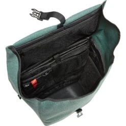 Vaude ReCycle Commute Single Bike Pannier Rear - 20L - Dusty Forest -Vaude vaude recycle commute single bike pannier rear dusty forest 8 1281403