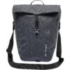 Vaude ReCycle Pro Single Bike Pannier - 22L - Black -Vaude vaude recycle pro single bike pannier black 2 1083032