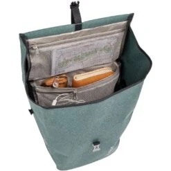 Vaude ReCycle Pro Single Bike Pannier - 22L - Dusty Forest -Vaude vaude recycle pro single bike pannier dusty forest 1 1083028