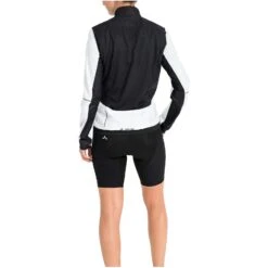 Vaude Women's Air Pro Wind Jacket - White/black -Vaude vaude women air pro wind jacket white black 4 917902