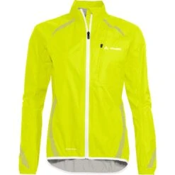 Vaude Women's Luminum Performance Rain Jacket II - Bright Green