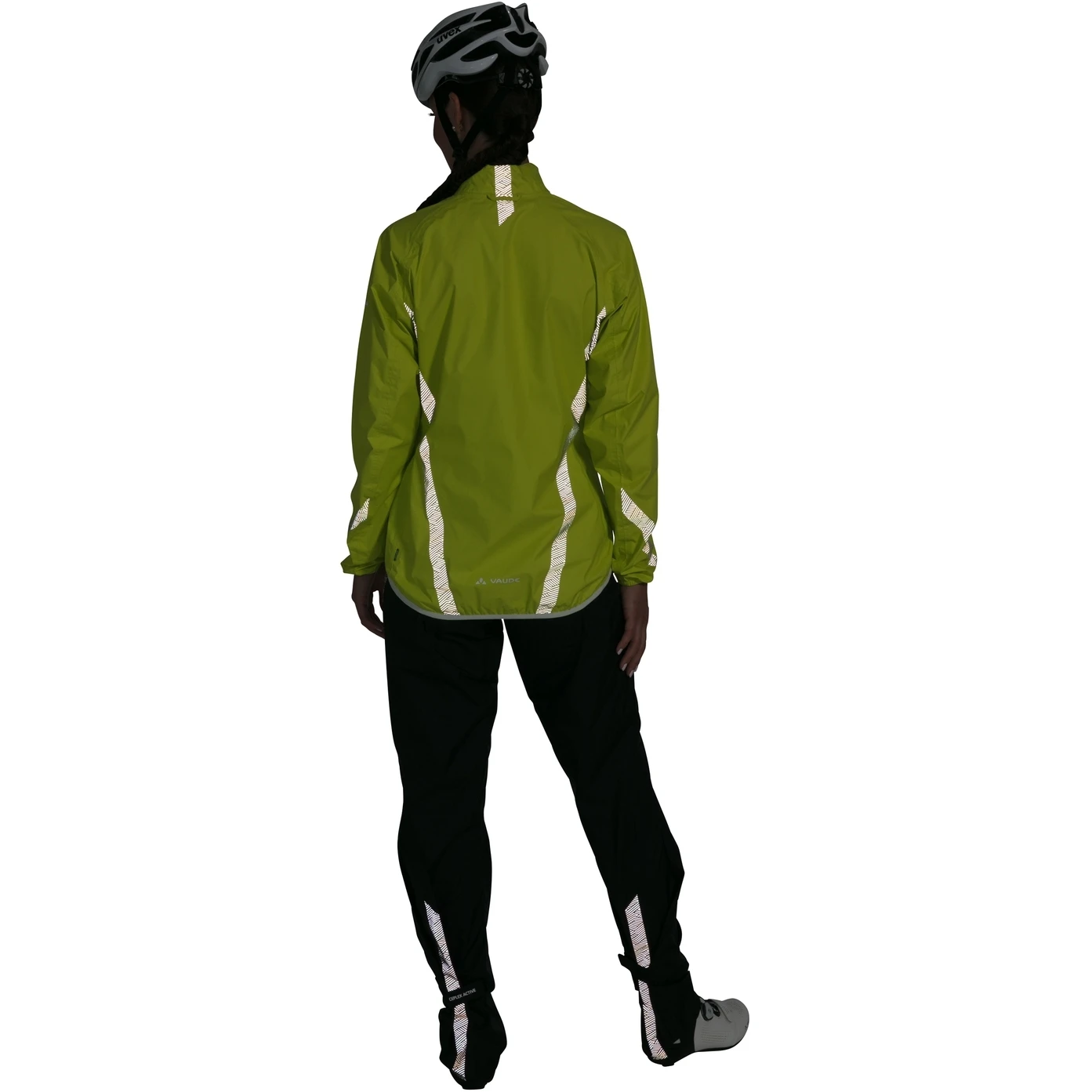 Vaude Women's Luminum Performance Rain Jacket II - Bright Green 6 Vaude Women's Luminum Performance Rain Jacket II - Bright Green - Image 4