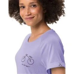 Vaude Cyclist 2 T-Shirt Women - Pastel Lilac -Vaude vaude womens cyclist 2 t shirt pastel lilac 2 1389041