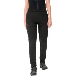 Vaude Women's Cyclist Hybrid Pants - Black -Vaude vaude womens cyclist hybrid pants black b3 1084138