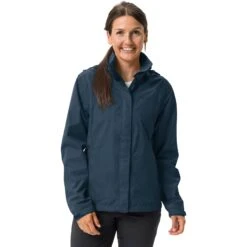 Vaude Escape Bike Light Jacket Women - Dark Sea