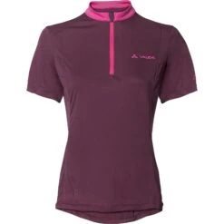Vaude Women's Escape HZ Shirt - Cassis -Vaude vaude womens escape hz shirt cassis 2 1402871