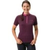 Vaude Women's Escape HZ Shirt - Cassis -Vaude vaude womens escape hz shirt cassis 4 1402873