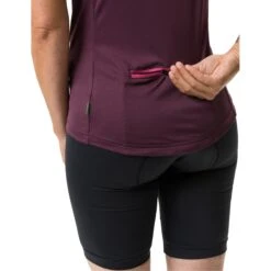 Vaude Women's Escape HZ Shirt - Cassis -Vaude vaude womens escape hz shirt cassis 7 1402869