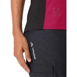 Vaude Women's Escape HZ Shirt - Crimson Red -Vaude vaude womens escape hz shirt crimson red 6 1108549