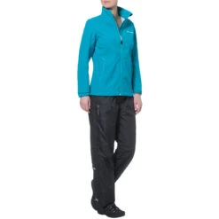 Vaude Women's Fluid Full-Zip Pants - Regular - Black -Vaude vaude womens fluid full zip pants black 839418 1