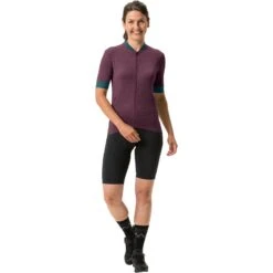 Vaude Women's Kuro FZ Tricot - Cassis -Vaude vaude womens kuro fz tricot cassis 1 1390020