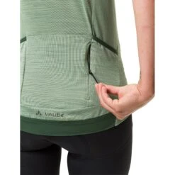 Vaude Women's Kuro FZ Tricot - Willow Green -Vaude vaude womens kuro fz tricot willow green 2 1389999