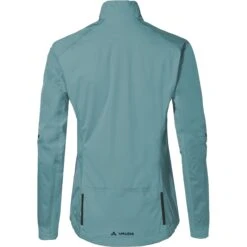 Vaude Women's Kuro Rain Jacket - Dusty Moss -Vaude vaude womens kuro rain jacket dusty moss 2 1109142