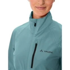 Vaude Women's Kuro Rain Jacket - Dusty Moss -Vaude vaude womens kuro rain jacket dusty moss 5 1109145