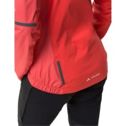 Vaude Women's Kuro Rain Jacket - Flame -Vaude vaude womens kuro rain jacket flame 4 1403208