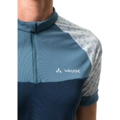 Vaude Women's Ledro Print Shirt - Blue Grey -Vaude vaude womens ledro print shirt blue grey 6 1390601