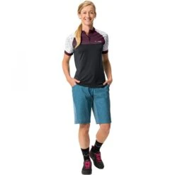 Vaude Women's Ledro Print Shirt - Cassis -Vaude vaude womens ledro print shirt cassis 1 1390609