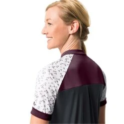 Vaude Women's Ledro Print Shirt - Cassis -Vaude vaude womens ledro print shirt cassis 7 1390608