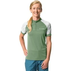 Vaude Women's Ledro Print Shirt - Willow Green