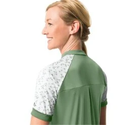 Vaude Women's Ledro Print Shirt - Willow Green -Vaude vaude womens ledro print shirt willow green 5 1390620