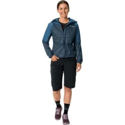 Vaude Women's Minaki Light Jacket - Dark Sea -Vaude vaude womens minaki light jacket dark sea 2 1110837