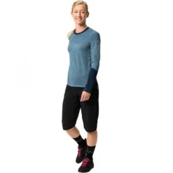 Vaude Women's Moab LS PRO Shirt - Blue Grey -Vaude vaude womens moab ls pro shirt blue grey 1 1391073