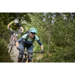 Vaude Women's Moab LS T-Shirt V - Blue Grey -Vaude vaude womens moab ls t shirt v 1546330