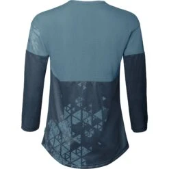 Vaude Women's Moab LS T-Shirt V - Blue Grey -Vaude vaude womens moab ls t shirt v blue grey 3 1391234