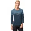 Vaude Women's Moab LS T-Shirt V - Blue Grey -Vaude vaude womens moab ls t shirt v blue grey 4 1391235