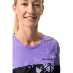 Vaude Women's Moab LS T-Shirt V - Limonium -Vaude vaude womens moab ls t shirt v limonium 2 1391207
