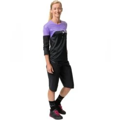 Vaude Women's Moab LS T-Shirt V - Limonium -Vaude vaude womens moab ls t shirt v limonium 4 1391209