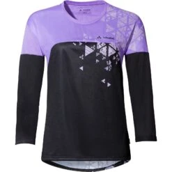 Vaude Women's Moab LS T-Shirt V - Limonium -Vaude vaude womens moab ls t shirt v limonium 5 1391210