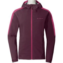 Vaude Moab Rain Jacket II Women - Cassis -Vaude vaude womens moab rain jacket ii cassis 2 1396008