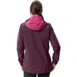 Vaude Moab Rain Jacket II Women - Cassis -Vaude vaude womens moab rain jacket ii cassis 5 1396011
