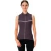 Vaude Posta Full Zip Tricot Sleeveless Women - Blackberry -Vaude vaude womens posta fz tricot sl blackberry 4 1111405