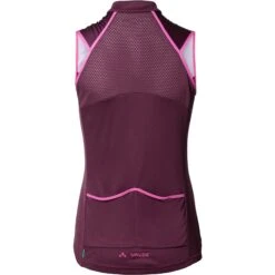 Vaude Posta Full Zip Tricot Sleeveless Women - Cassis -Vaude vaude womens posta fz tricot sl cassis 3 1396242